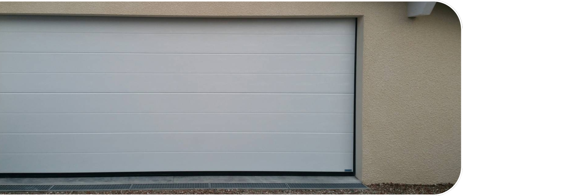 Porte de garage - refoulement plafond​