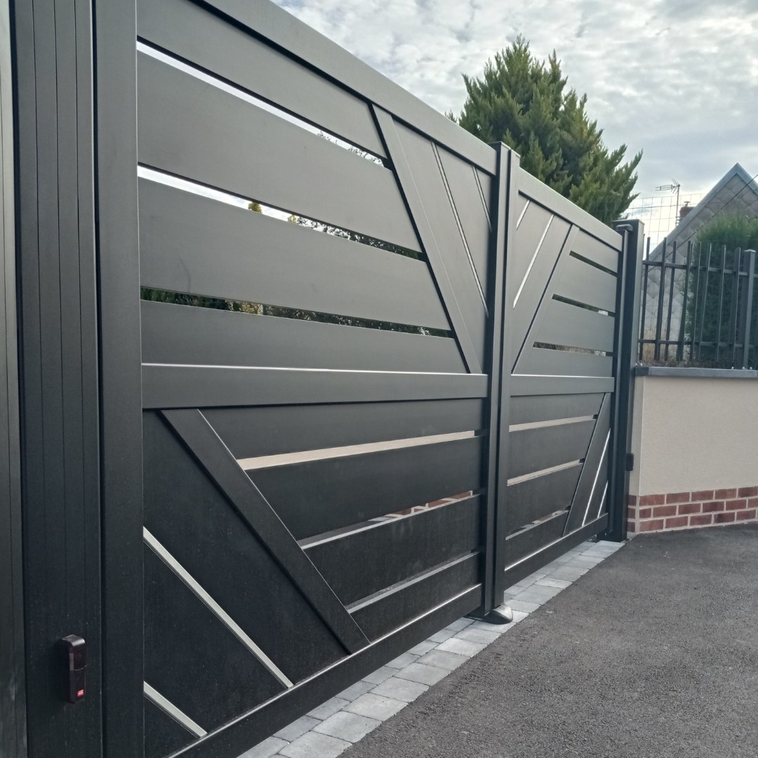 Portail aluminium - ID Park 19